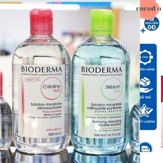 Nước tẩy trang 500ml bioderma hàng nội địa pháp có nút nhấn làm sạch và dưỡng da