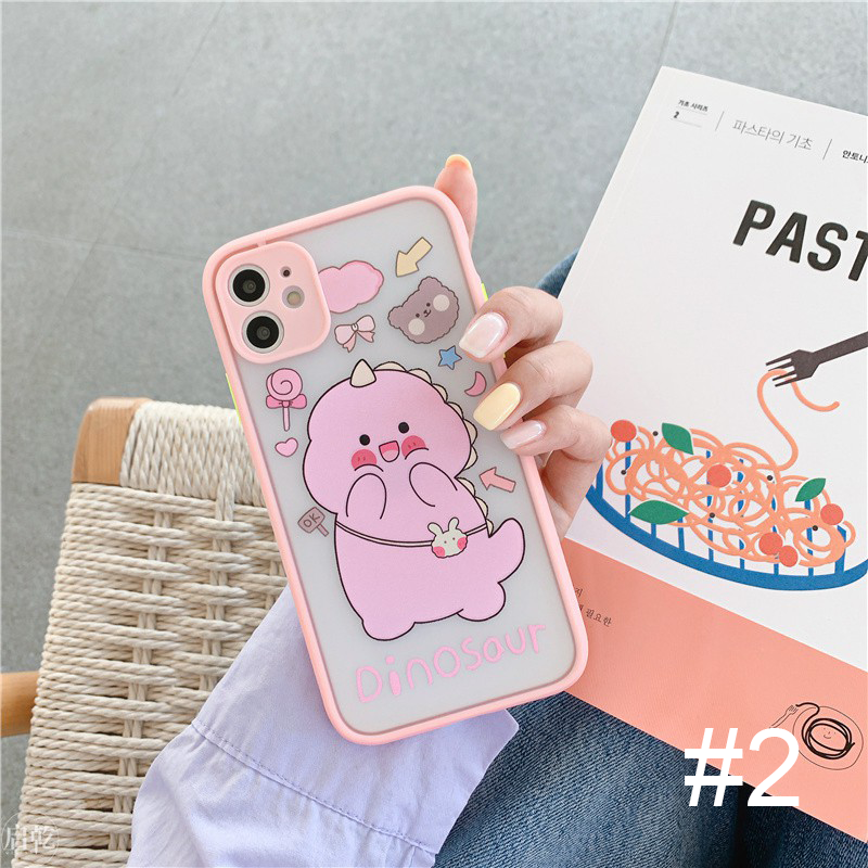 VIVO Y73 Y75 V23 V23E Y53S Y72 V21 Y51 Y31 V19 neo Y20 Y20S Y20I Y30I Y50 Y30 Y19 Y17 Y15 Y12 V9 V20 Pro S1 PRO Cute dinosaur print case