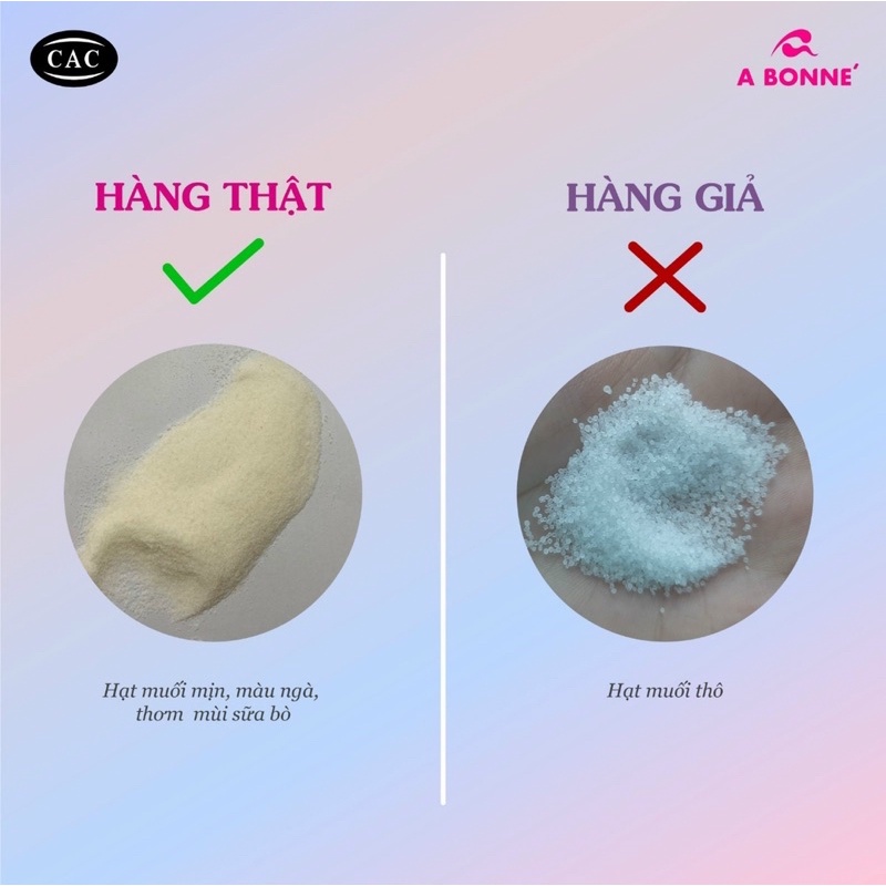 Muối tắm sữa bò tẩy tế bào chết A Bonne Spa Milk Salt trắng da 350g LAIKA chính hãng