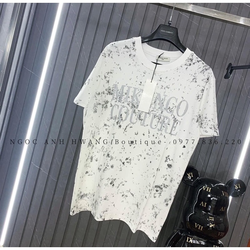 Áo Phông Loang Tay Lỡ MIKEN Siêu Hot Form Rộng Unisex Nam Nữ Freesize Kiểu Dáng Trẻ Trung Cá Tính Năng Động