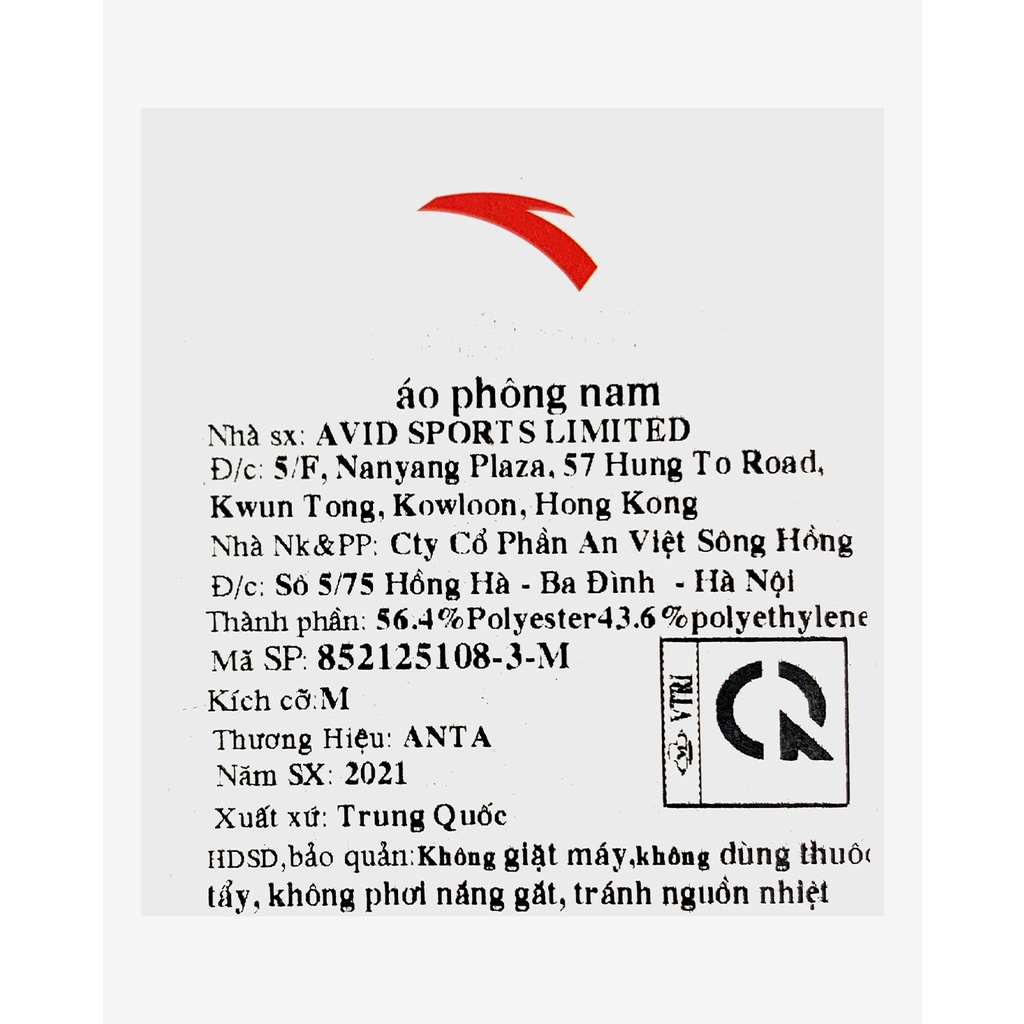 Áo T-Shirt Nam Anta 852125108