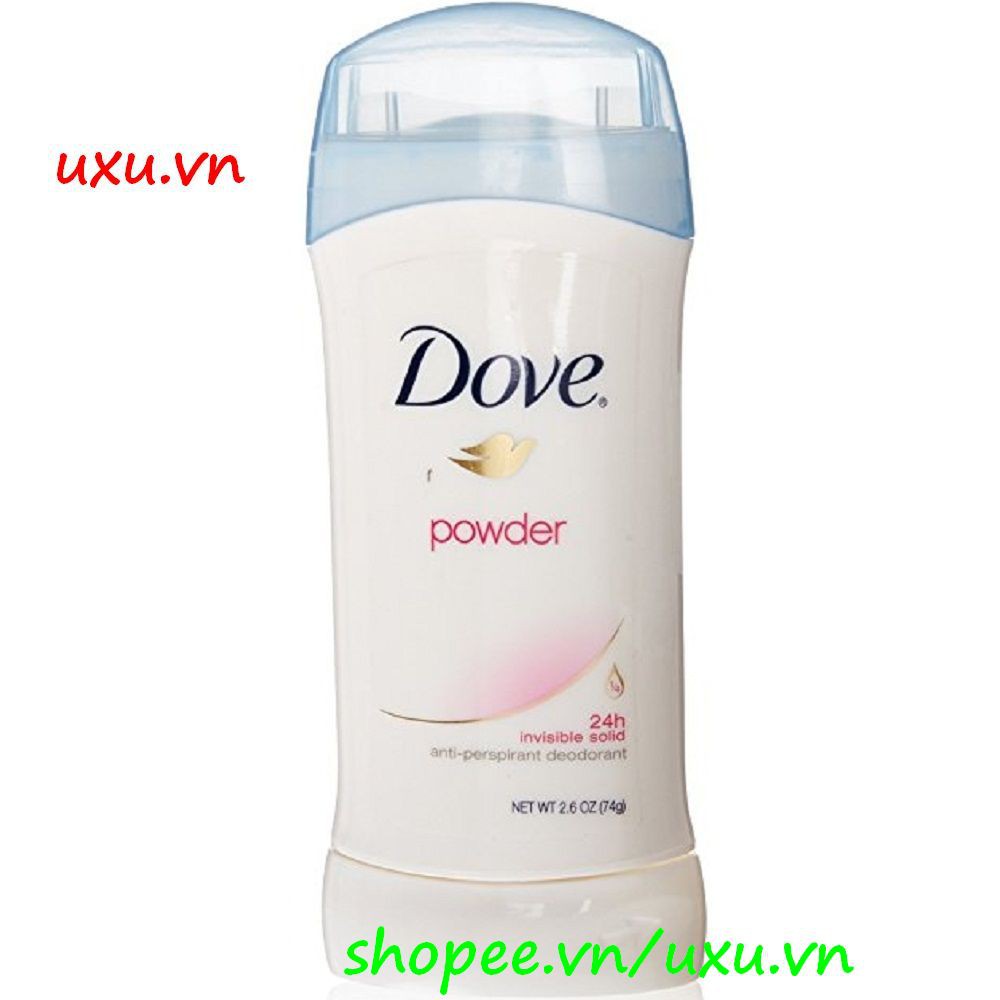 Sáp Khử Mùi Nữ 74G Dove Powder Khử Mùi Dưới Cánh Tay Suốt 24H, Với uxu.vn Tất Cả Là Chính Hãng.