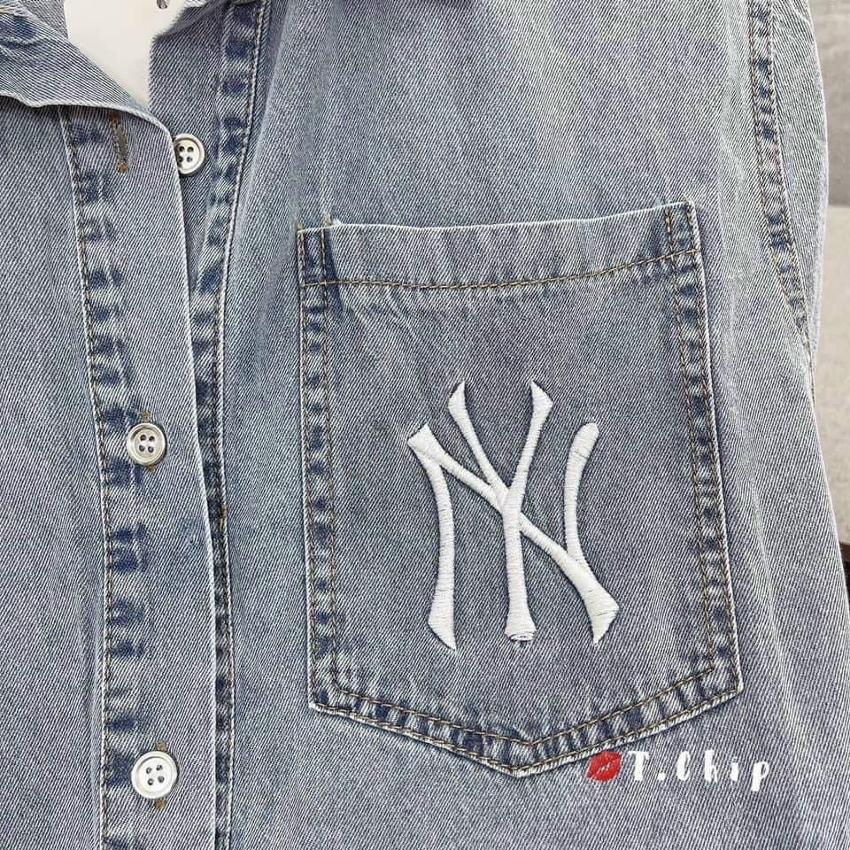 Áo sơ mi jean tay ngắn