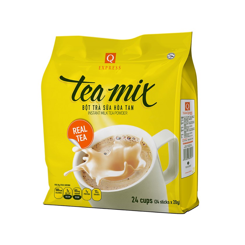 Trà sữa hòa tan Tea Mix Trần Quang (Bịch 24 gói x20g) | BigBuy360 - bigbuy360.vn