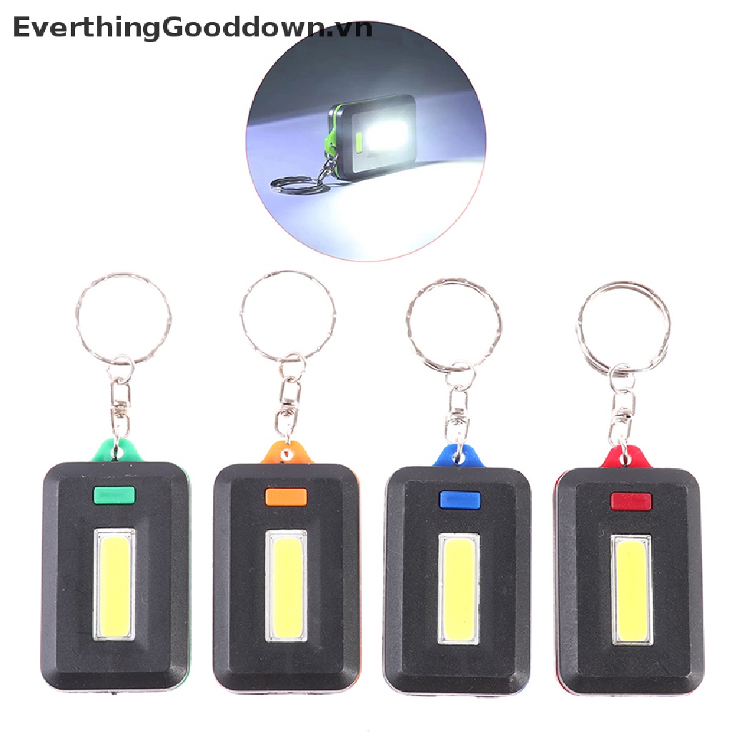 Everthinggood Đèn Pin LED COB 3 Chế Độ Kèm Móc Khóa Bỏ Túi Tiện Lợi