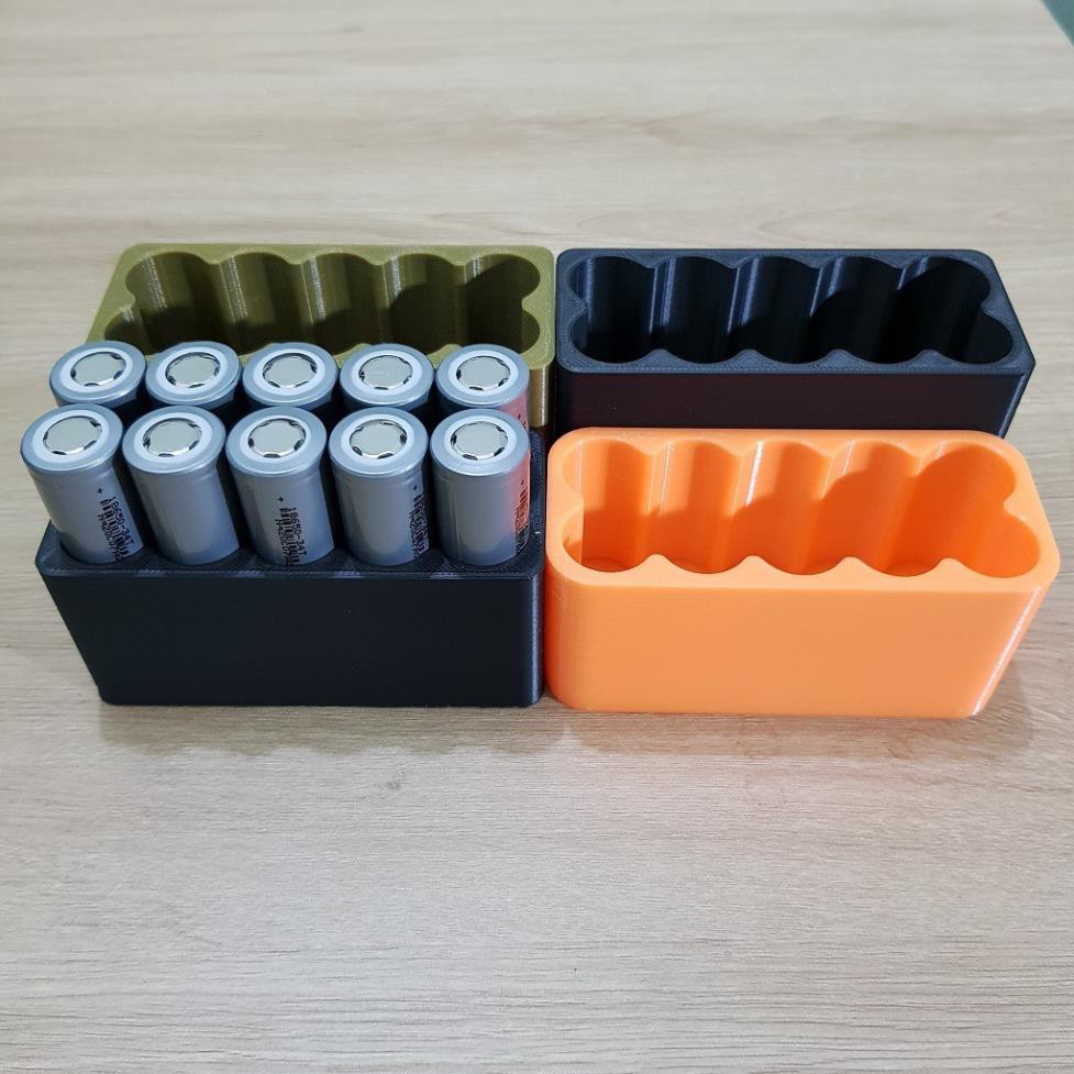 Khuôn đóng cell pin 18650, 5 cell 2 hàng  | khuôn đóng pin Makita 18V 5s-2p