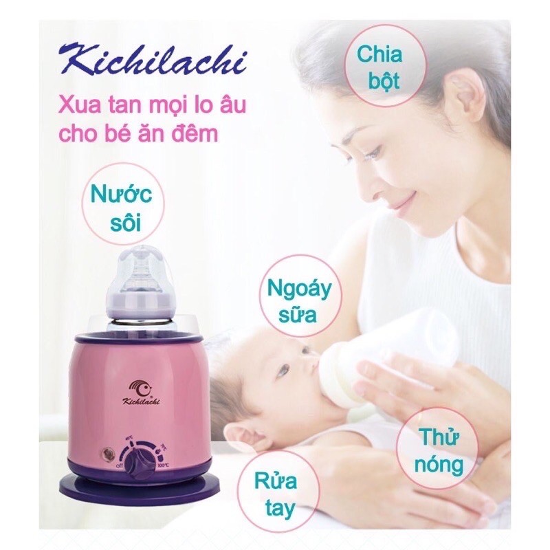 Máy hâm sữa Kichilachi 3 Chức năng