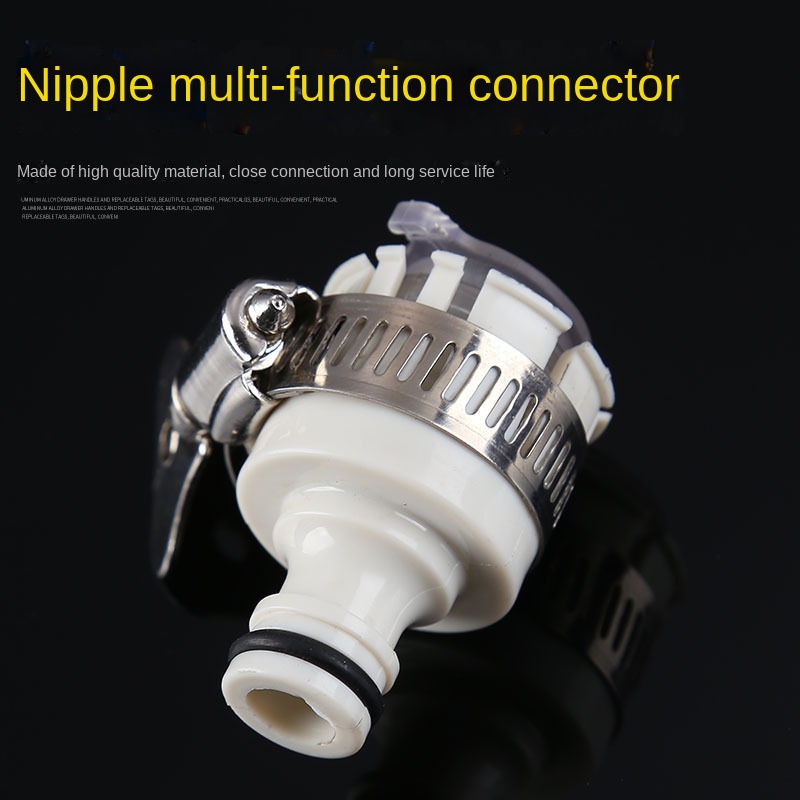 Đầu Nối Vòi Nước 4/6 Điểm Bằng Nhựa Kết Nối Nhanh Đa Năng Thông Dụng