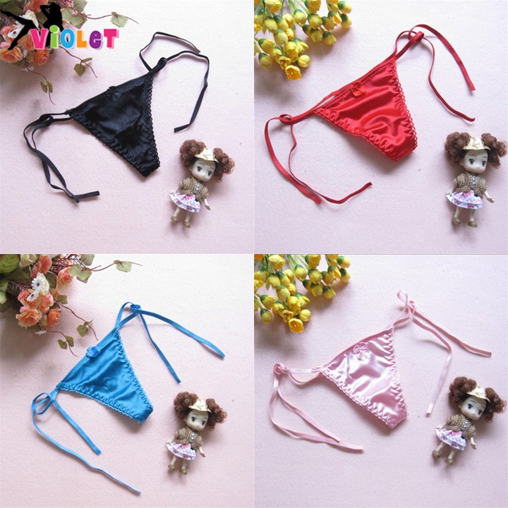 Quần Lót Nữ Lọt Khe Tam Gíac 2 Mảnh Buộc Hông Chất Cotton Thoáng Mát Freesize Dưới 57Kg