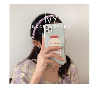 Bờm tóc, Bờm nhún lụa satin nhiều lựa chọn màu sắc Ivy acc