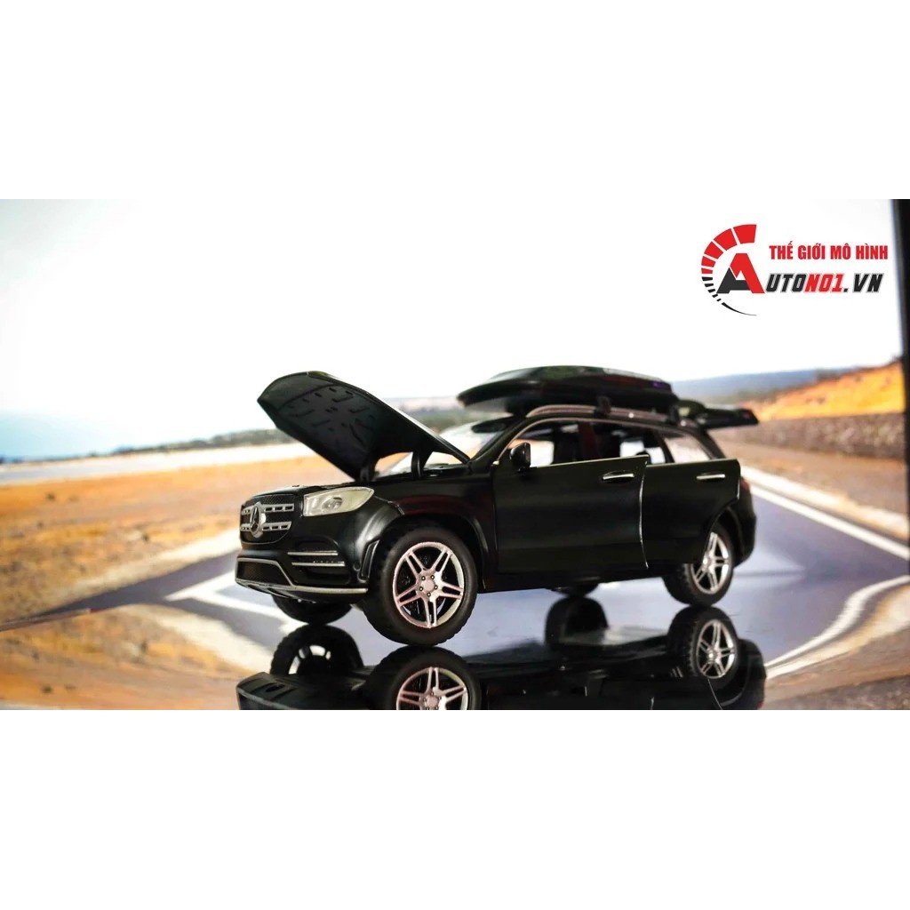 MÔ HÌNH XE MERCEDES GLS-580 CÓ MUI BLACK 1:32 ALLOY 7441