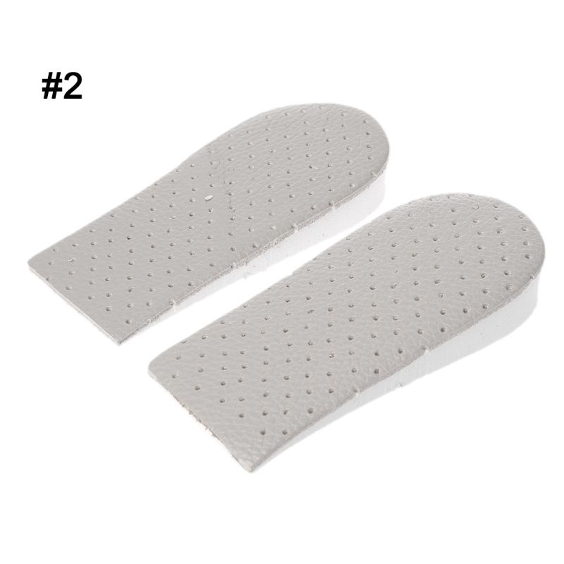 Miếng Lót Giày Tăng Chiều Cao 1 / 1.5 / 2cm Bằng Eva Giả Da Hỗ Trợ Nâng Chiều Cao