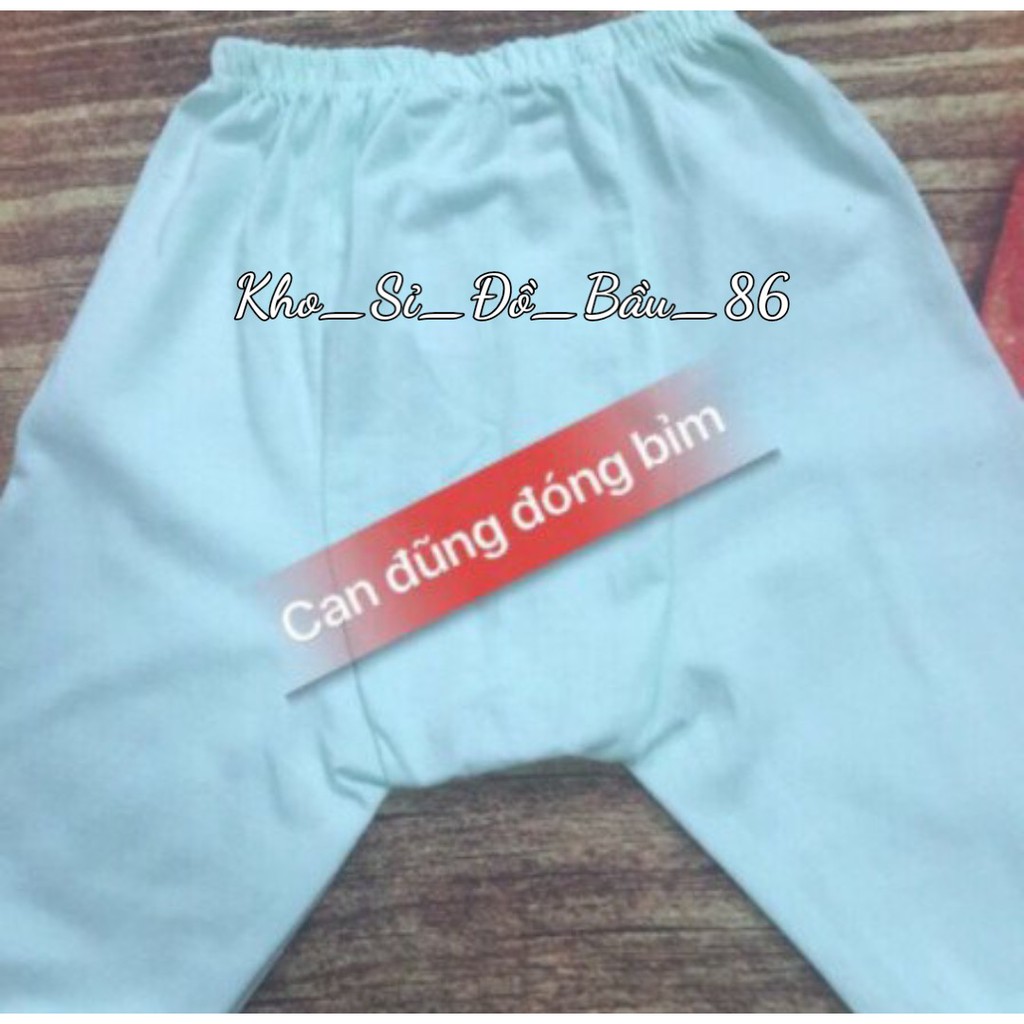 Quần dài sơ sinh đáp đũng cho bé yêu hàng đẹp