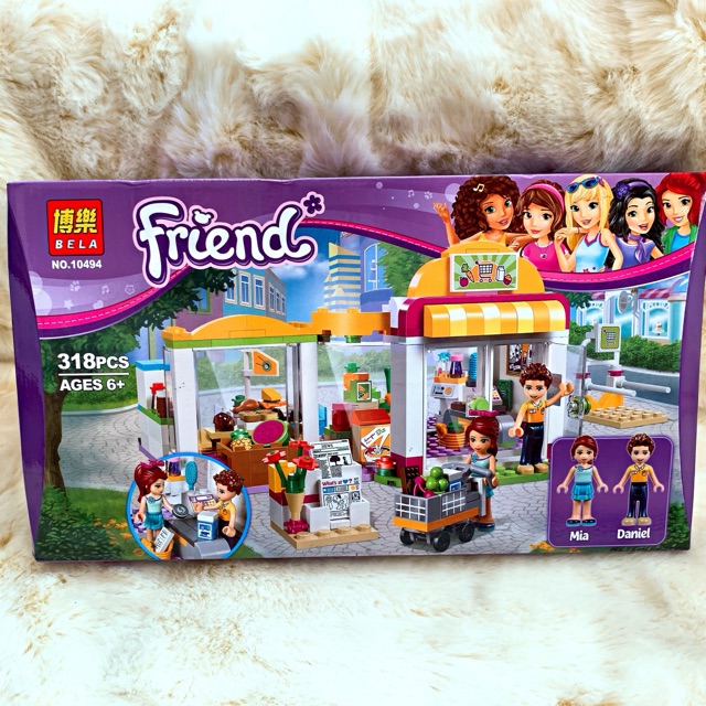 Friend_Lego Friend Bela 10494 Xếp Hình Siêu Thị Mini Hiện Đại (318 mảnh)