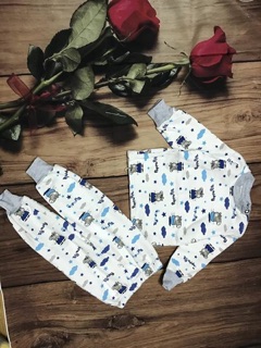Bộ nỉ lót lông cho bé