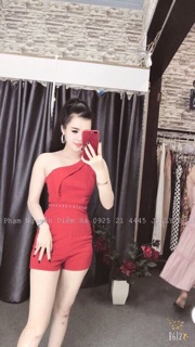 Jum lệch vai đính cườm kiêu sa
