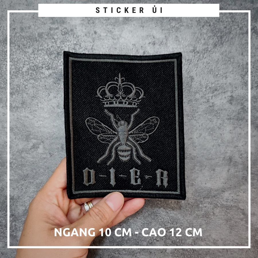 Sticker ủi áo Cao cấp - CÓ SẴN KEO ỦI - sticker vải dùng làm miếng vá áo, phụ kiện trang trí quần áo, balo, giày, nón
