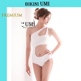 Bikini liền thân khoét eo vuông nhiều màu sắc bikini umi