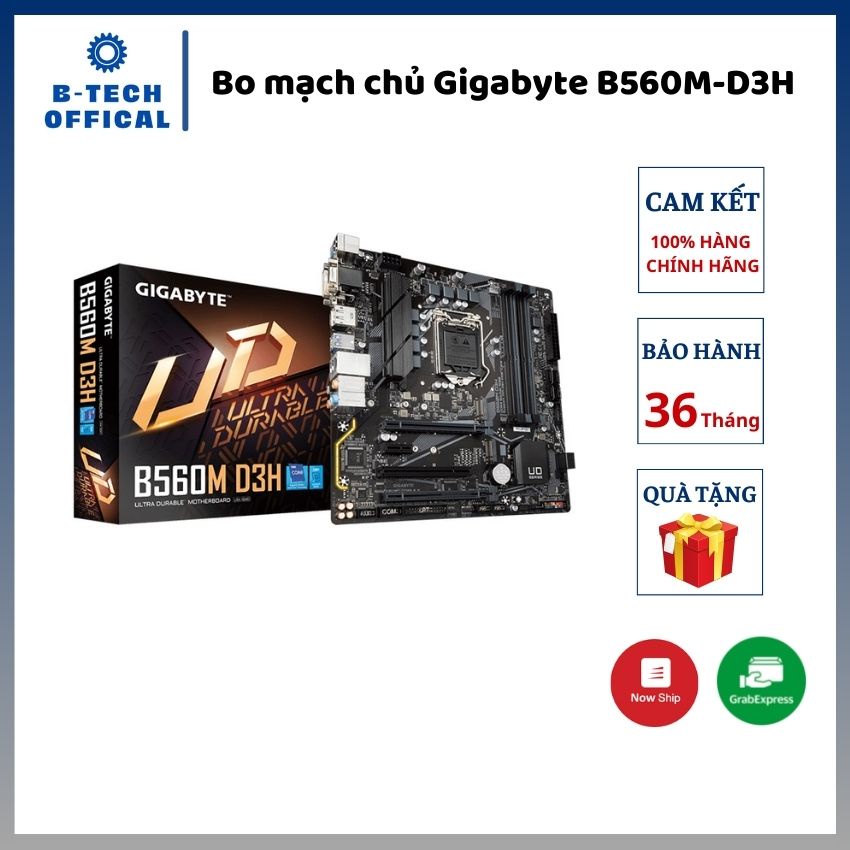 Bo mạch chủ Gigabyte B560M-D3H