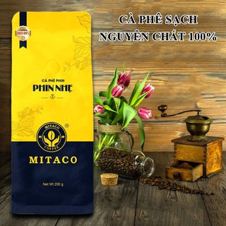 Cà phê pha phin nguyên chất phin nhẹ mitaco coffee gói 200g - ảnh sản phẩm 5