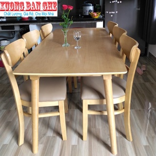 (Free ship) Bộ bàn ăn MANGO 6 ghế hàng đẹp giá rẻ: HCM BIÊN HÒA BÌNH DƯƠNG