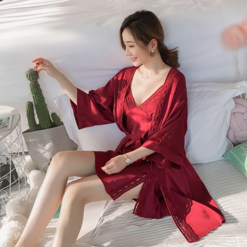 Váy Ngủ , đầm ngủ lụa sexy hàng Quảng Châu cực quyến rũ, cực sang chảnh | BigBuy360 - bigbuy360.vn
