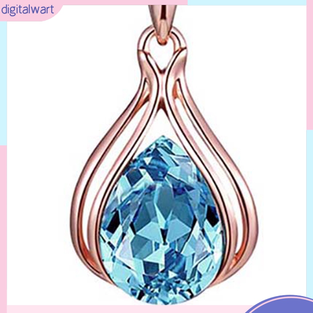 Set Dây Chuyền Và Đôi Khuyên Tai Đính Đá Kiểu Dáng Sang Trọng Cho Nữ