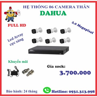 Trọn bộ camera dahua 2.0 mp xvr-4108hs