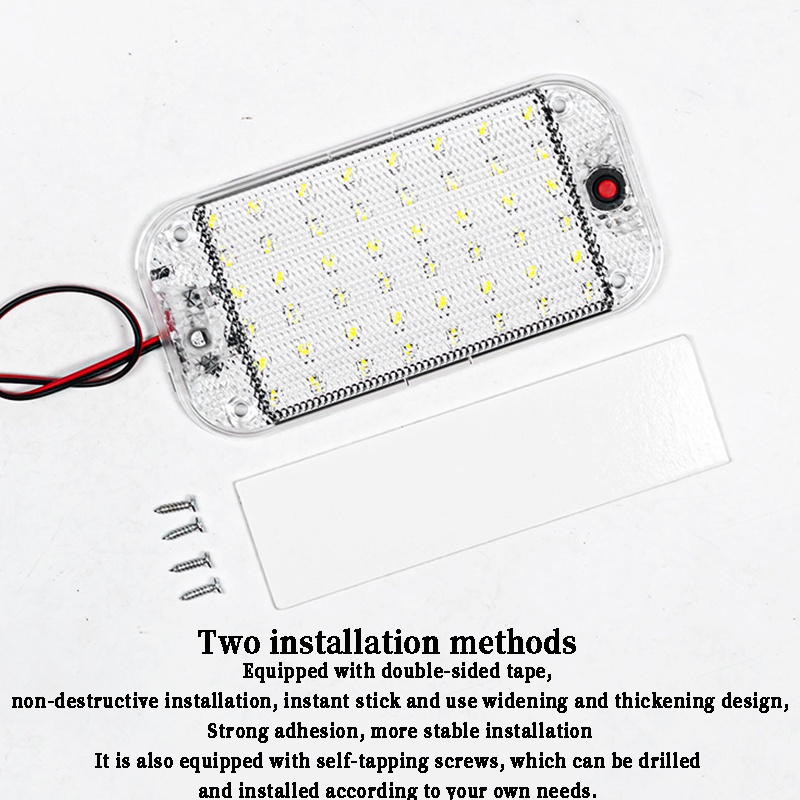 Đèn LED 10W Gắn Trần Xe Hơi Có Công Tắc Bật/Tắt Chuyên Dụng