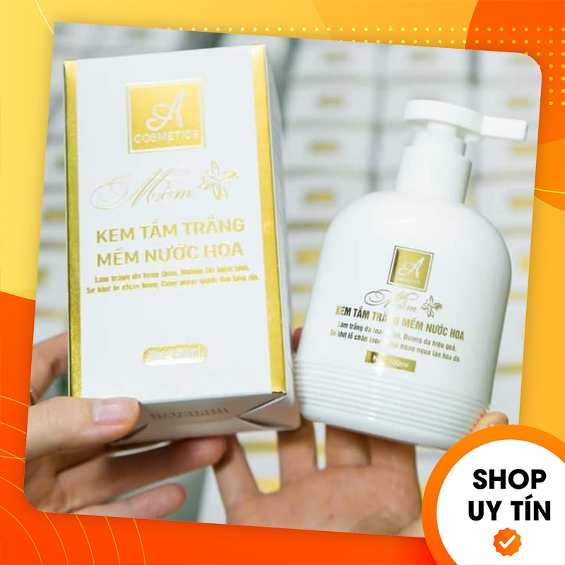 Kem tắm trắng mềm A Cosmetics - Tắm trắng Phương Anh