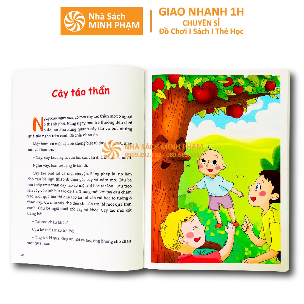 Sách - Truyện đọc cho bé trước giờ đi ngủ phát triển tư duy ngôn ngữ nuôi dưỡng tính cách cho bé