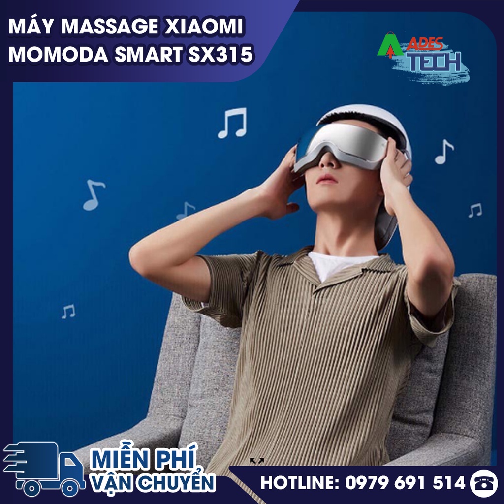 Máy Massage Đầu Xiaomi Momoda Smart SX315 3in1 - Massage Cổ Đầu Mắt - Bảo Hành Chính Hãng 6 Tháng