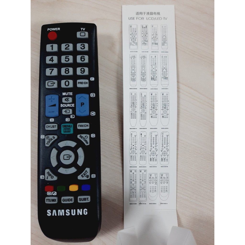 Remote Điều khiển TV Samsung đa năng các dòng tivi Samsung LCD/LED/Smart TV- Hàng tốt tương thích 100%Tặng kèm Pin