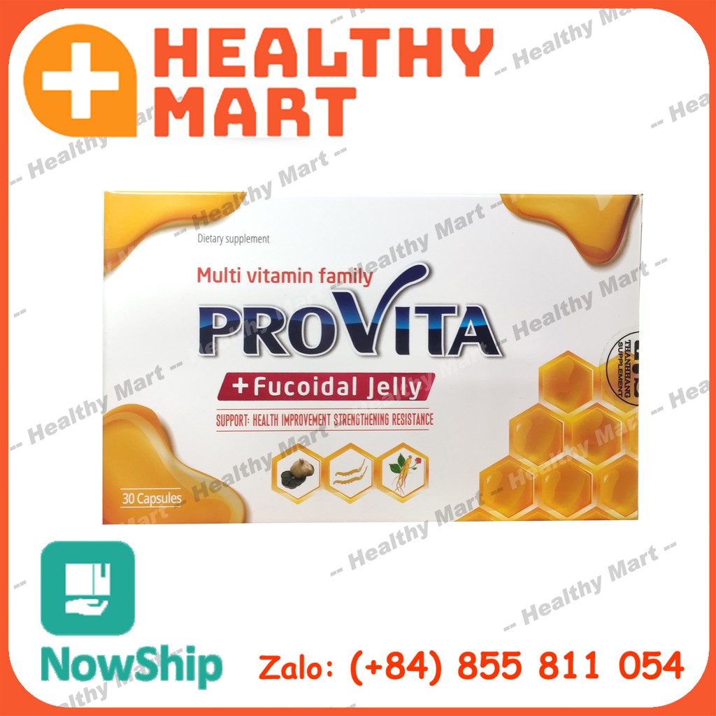 ✔️️️️Sản phẩm bổ sung vitamin Vita New hộp 30 viên Provita
