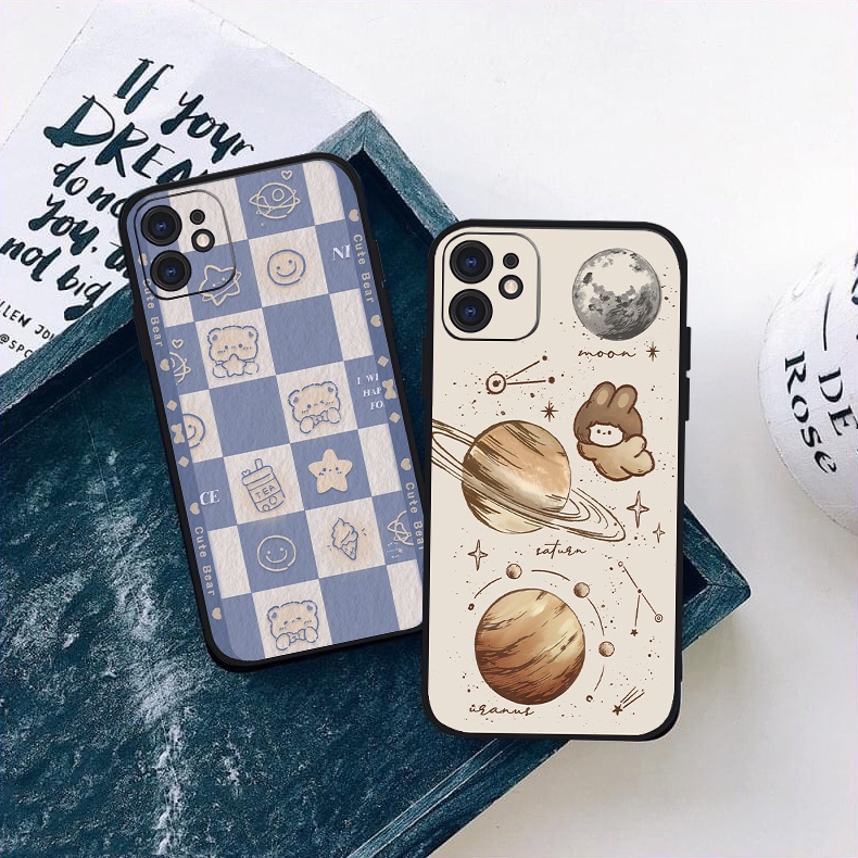Vỏ ốp iPhone Silicon viền vuông Art 239 - 240 cho iPhone 6pl/6s/6spl/7/7pl/8/8pl/x/xs/11/12/13/14/pro/max - Chinchincase
