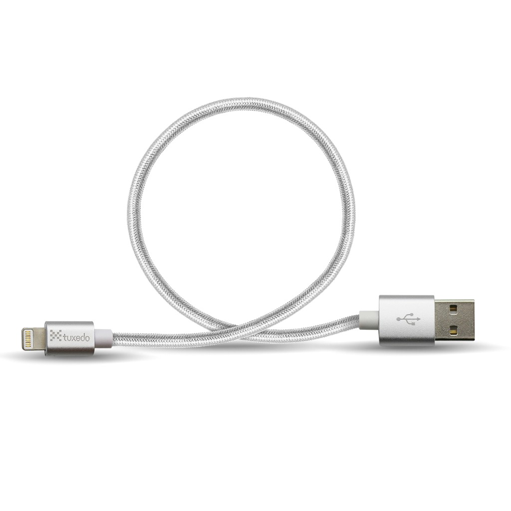 Dây cáp sạc điện thoại Tuxedo Micro USB 30cm bọc dù (Sạc nhanh, siêu bền, chống rối)