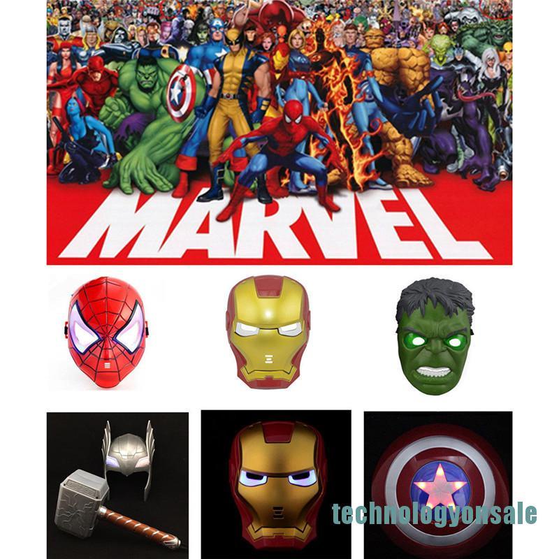 Mặt Nạ Siêu Anh Hùng Có Đèn Led