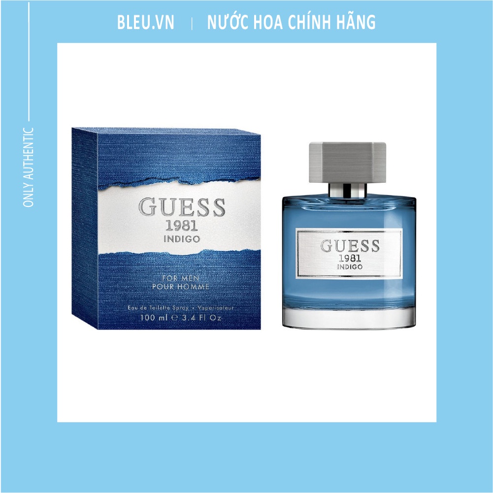 Nước hoa nam Guess 1981 Indigo For Men EDT 100ml