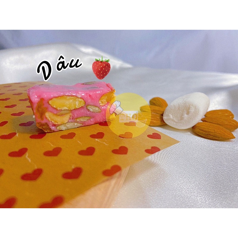 [Giá rẻ] Kẹo Nougat (hạt bổ não, đẹp da nhiều chất xơ)