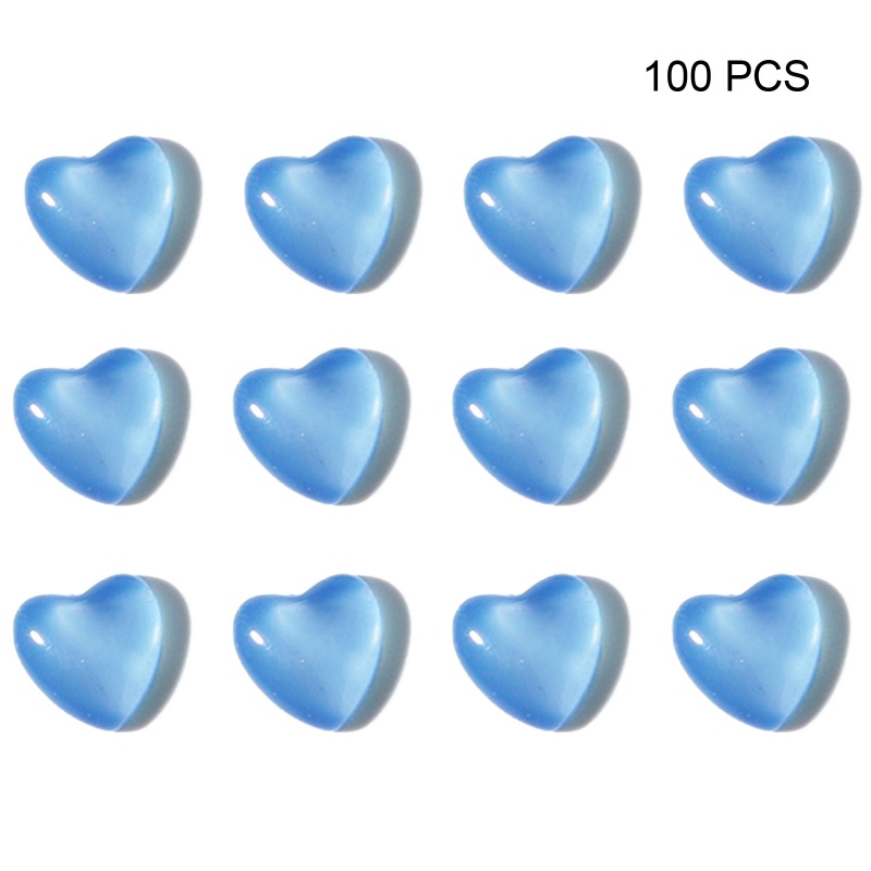 Set 50 / 100 Hình Dán Trái Tim 3D Trang Trí Móng Tay