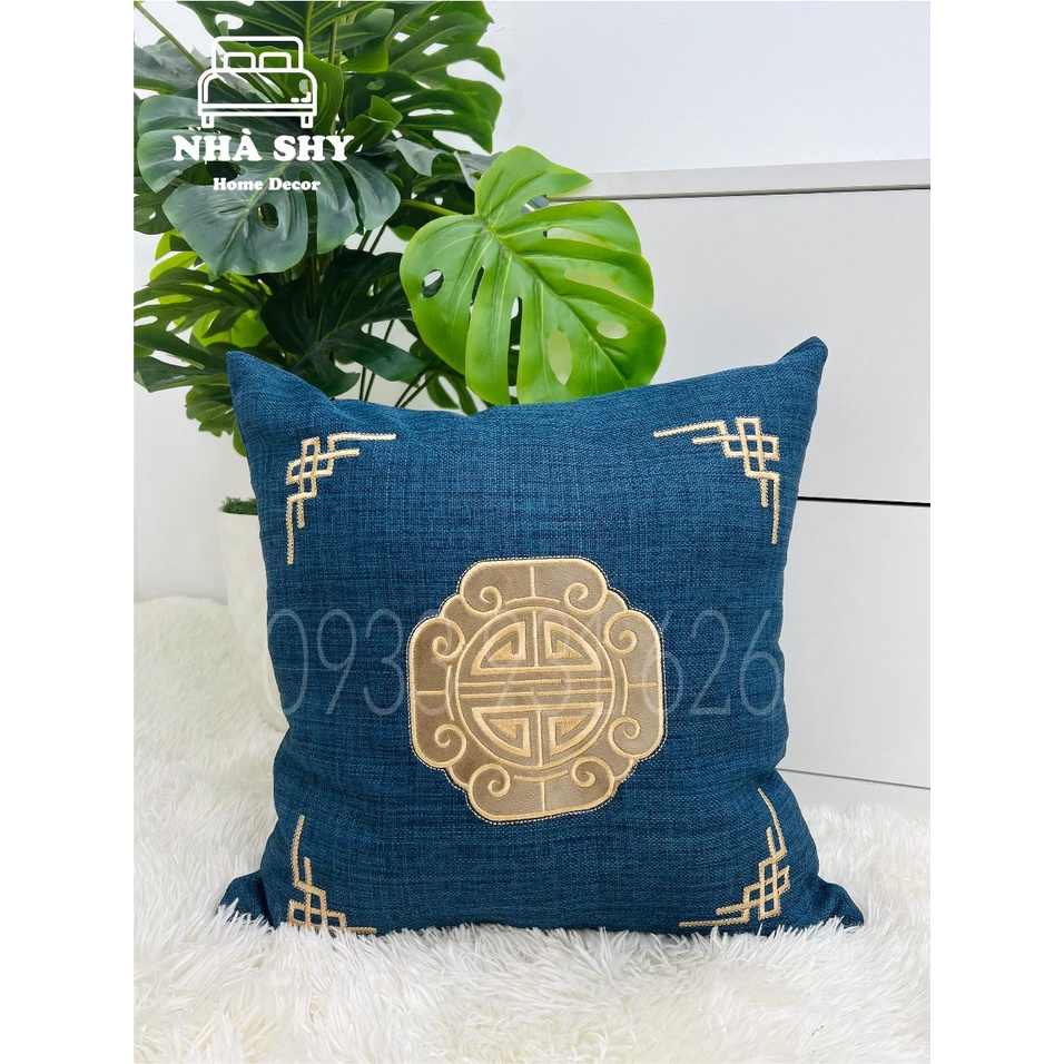 GỐI TỰA SOFA HỌA TIẾT CỔ ĐIỂN - GỐI TRANG TRÍ PHÒNG KHÁCH SIZE 45X45CM