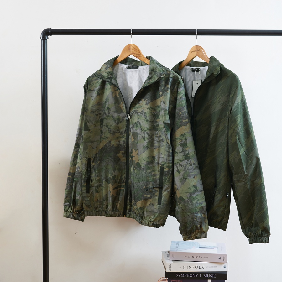 VERCHINI - Áo khoác dù thời trang unisex 0001