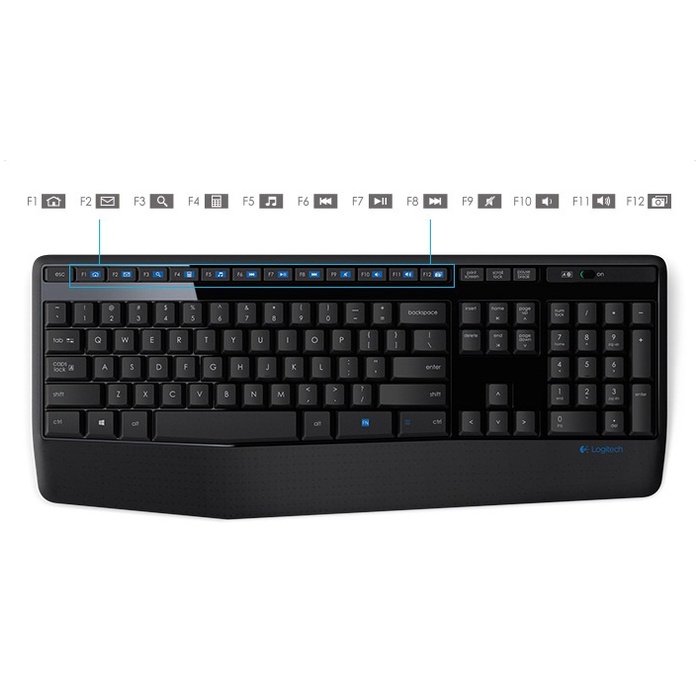 Bộ bàn phím chuột không dây Logitech MK345