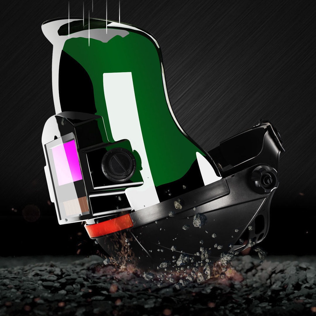 Mặt nạ hàn làm tối tự động gắn trên đầu Hàn che bảo vệ Hàn TIG