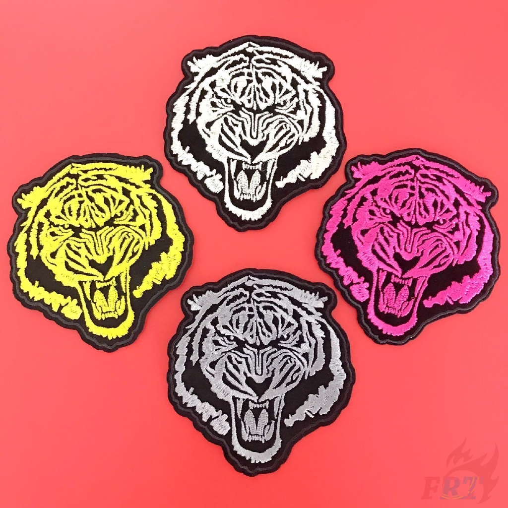☸ Miếng Vá Hình Hổ Bengal Tiger Patch ☸ 1 Miếng Vá Ủi Quần Áo Diy Hình Hổ - Series 02) (M-11140)