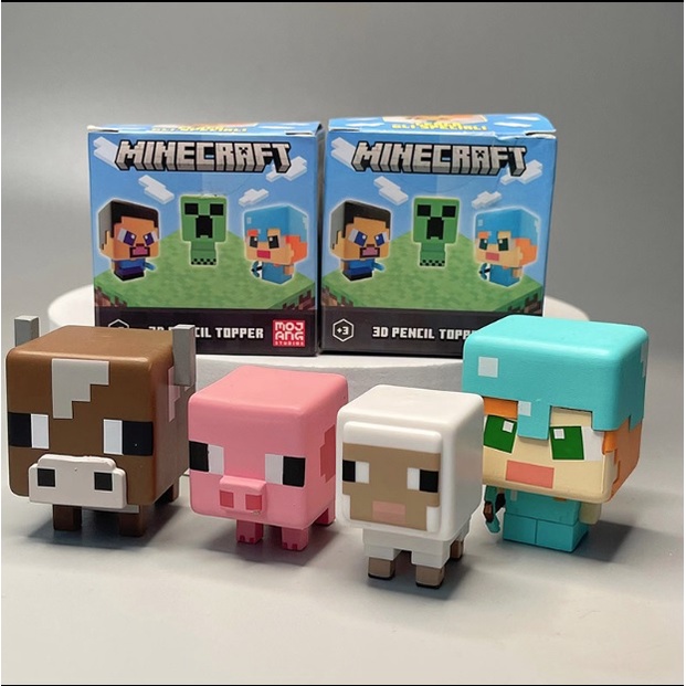 Minecraft hộp bí ẩn chứa các nhân vật dễ thương chính hãng Mojang