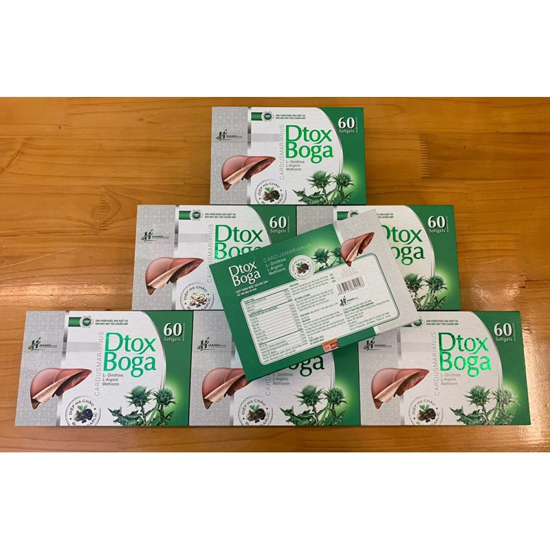 Bổ gan Dtox Boga | Giải độc gan | Giải rượu | Hạ men gan | BigBuy360 - bigbuy360.vn