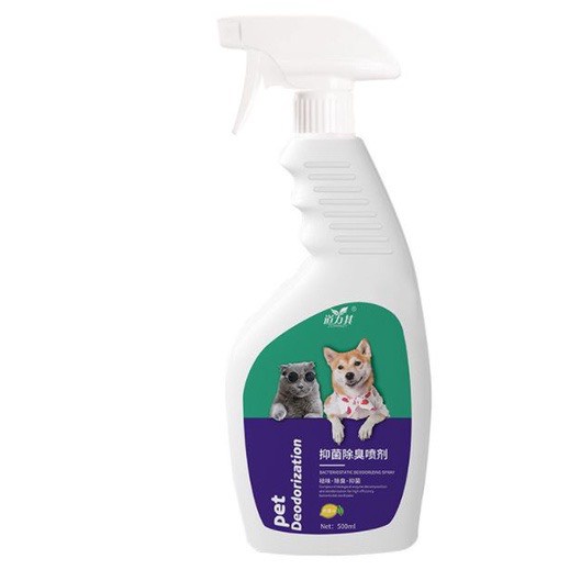 Xịt khử mùi hôi và diệt khuẩn cho thú cưng Dorrikey dung tích 500ml chiết xuất từ chanh