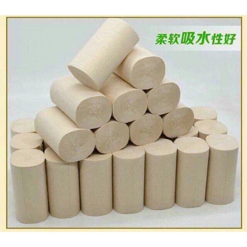 [ Freeship HCM ] 36 cuộn giấy gấu trúc vệ sinh Baihou