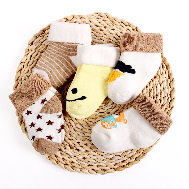 Tất Xù Cổ Cao Nhiều Mẫu Cho Bé Trai Bé Gái Sơ Sinh -2T